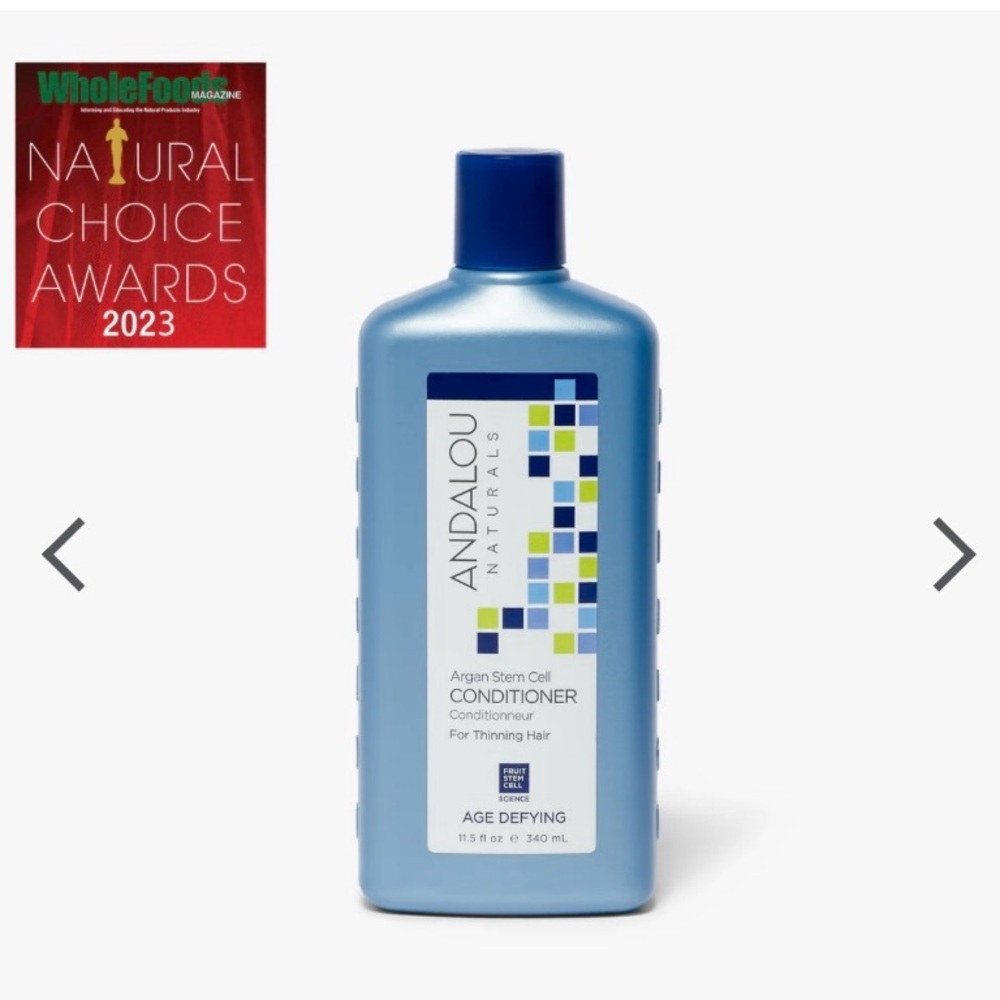 Andalou Naturals Argan Stem Cell Conditioner. For Thinning Hair. New. - Picture 4 of 10